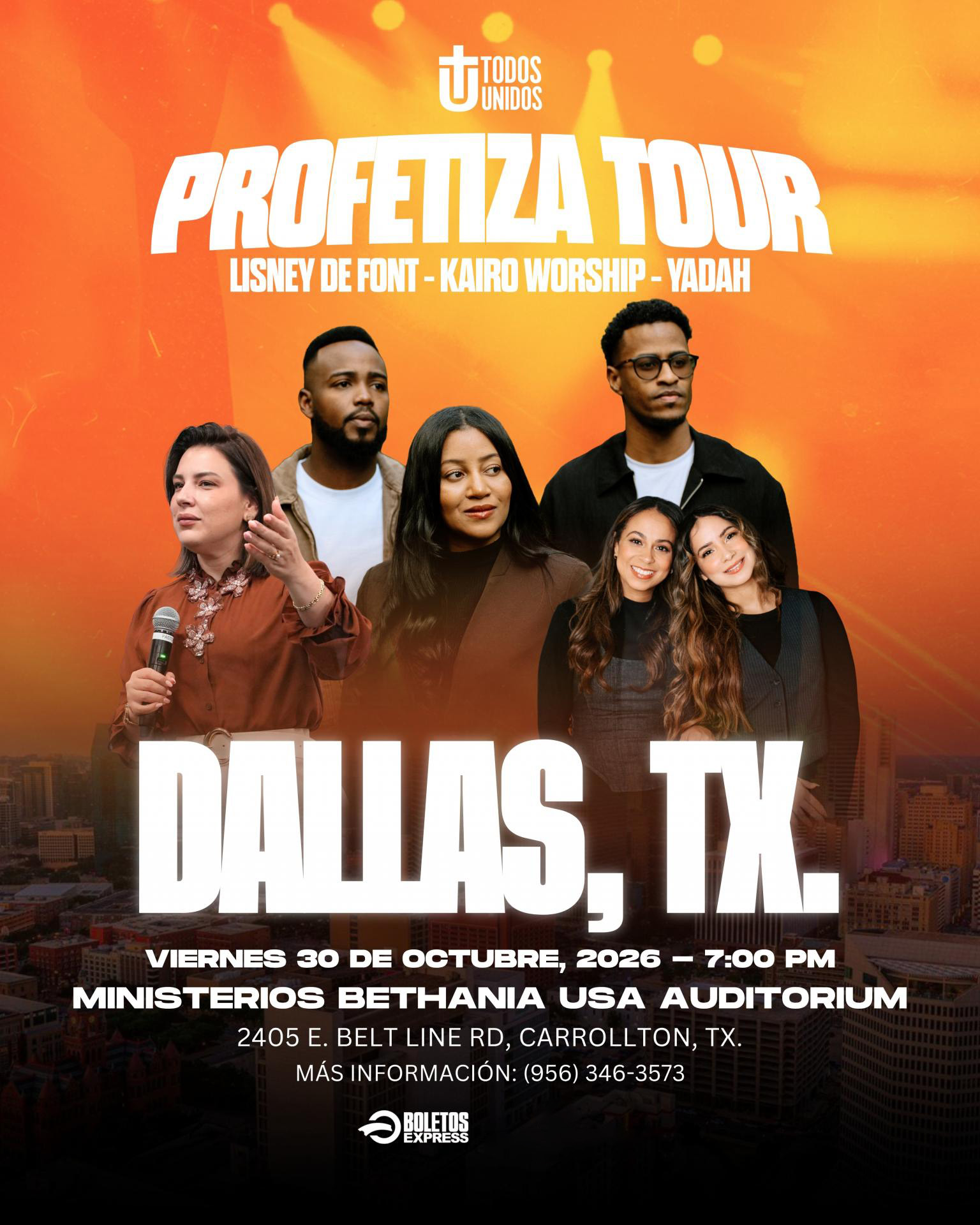 Buy tickets for PROFETIZA TOUR - DALLAS, TX PROFETIZA TOUR - DALLAS, TX