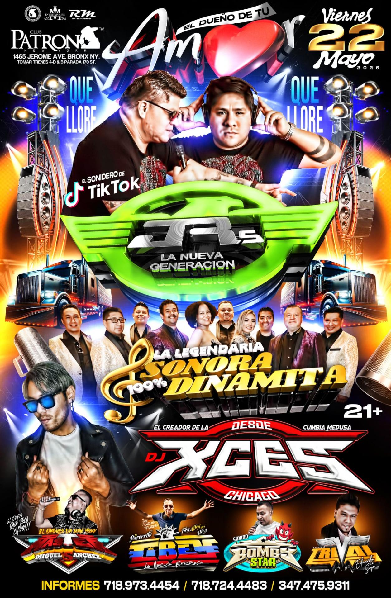 JR LA NUEVA GENERACION | SONORA 100% DINAMITA | DJ XCES