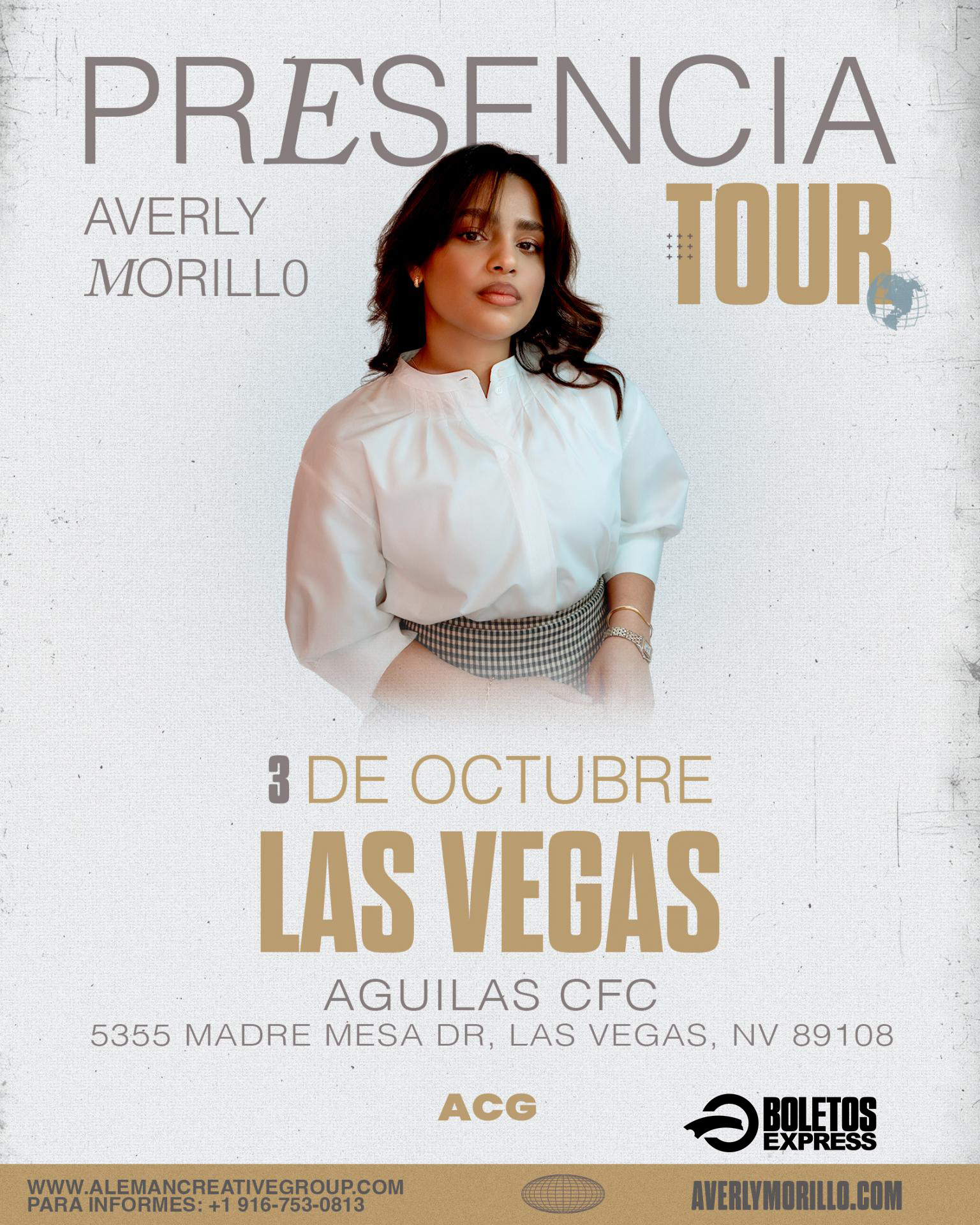 Buy tickets for AVERLY MORILLO | LAS VEGAS, NV AVERLY MORILLO | LAS VEGAS, NV