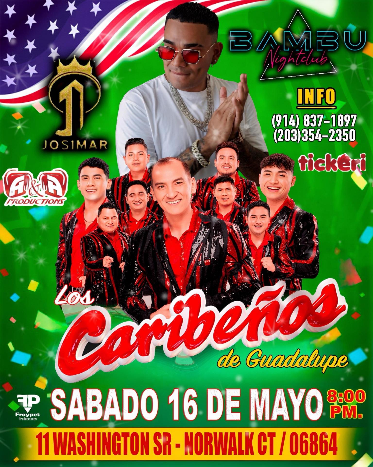 Buy tickets for LOS CARIBEÑOS DE GUADALUPE LOS CARIBEÑOS DE GUADALUPE