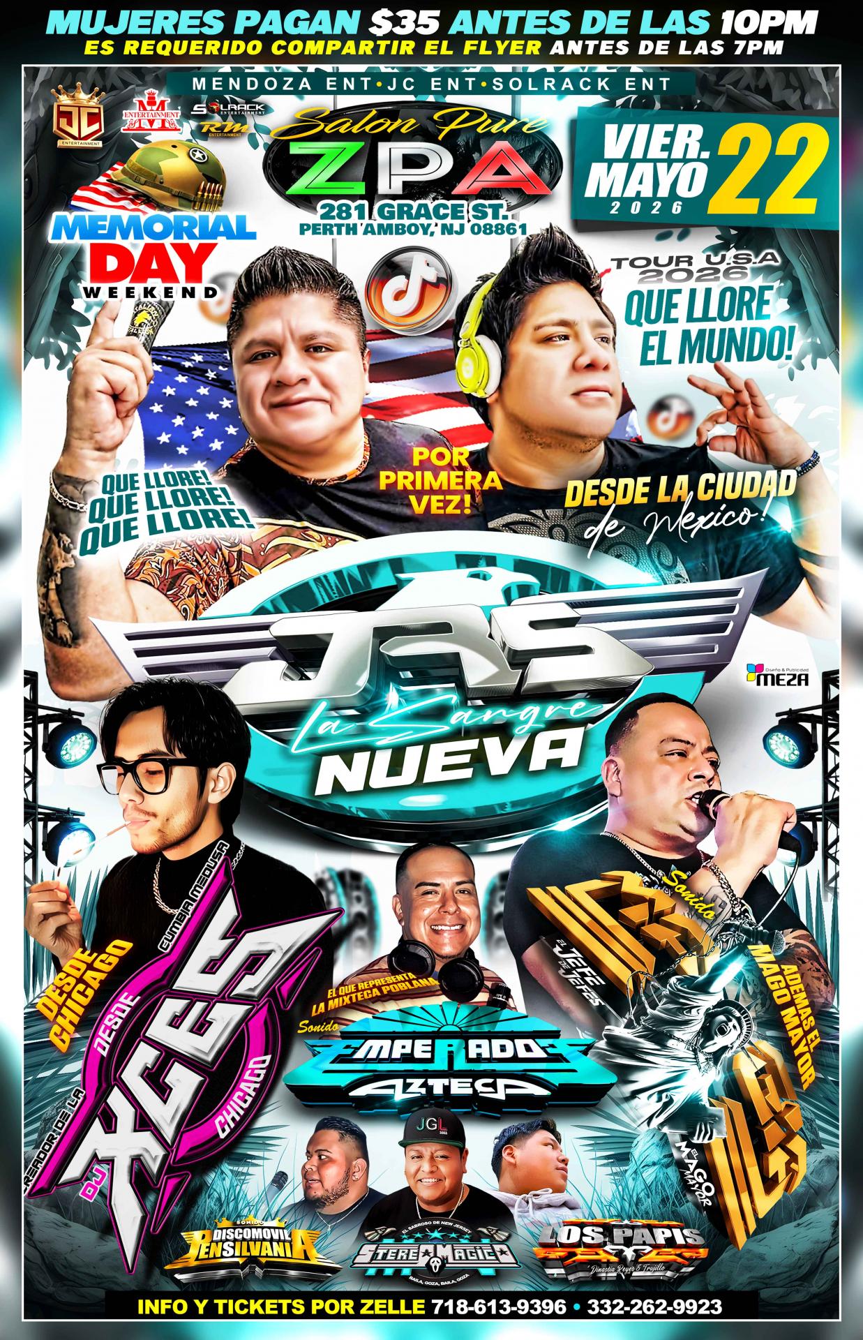 Buy tickets for JRS LA NUEVA SANGRE JRS LA NUEVA SANGRE