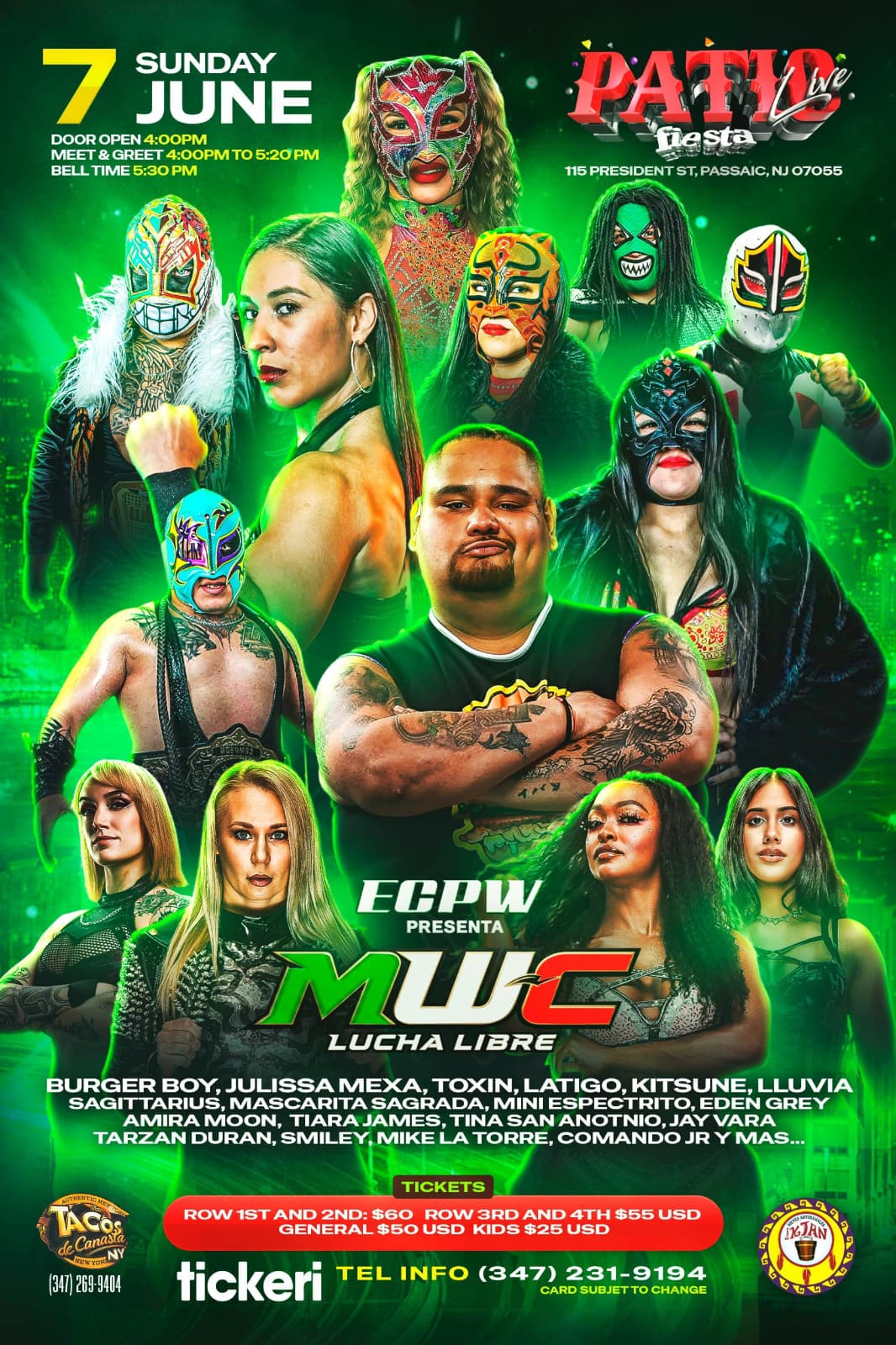 Buy tickets for MWC LUCHA LIBRE, EN FIESTA PATIO MWC LUCHA LIBRE, EN FIESTA PATIO