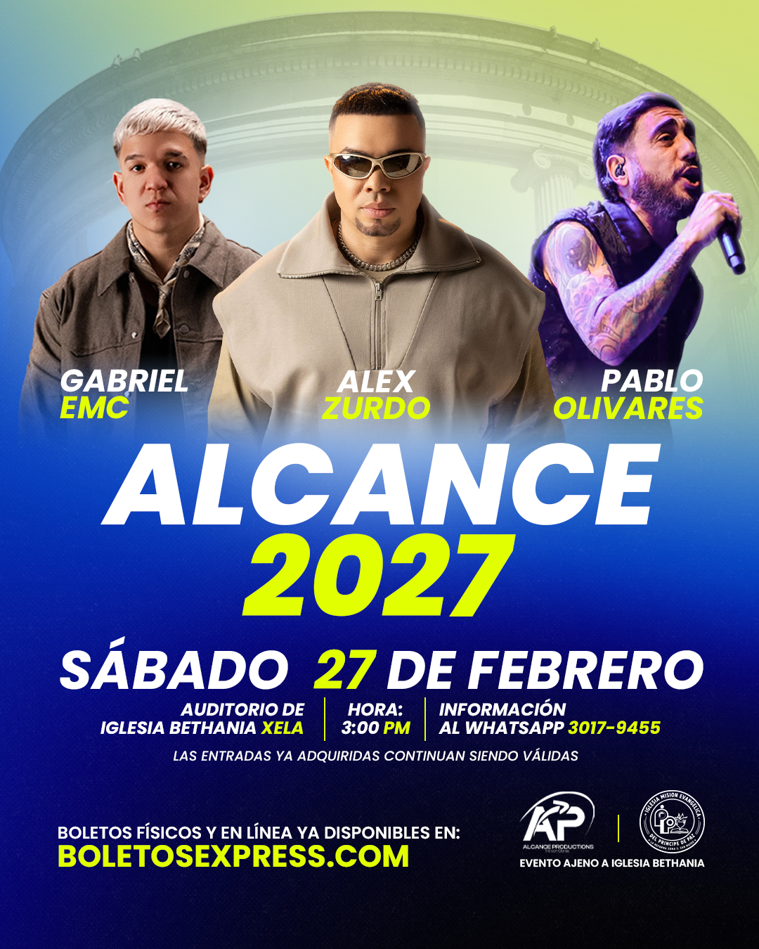 Buy tickets for ALEX ZURDO | PABLO OLIVARES | GABRIEL EMC ALEX ZURDO | PABLO OLIVARES | GABRIEL EMC