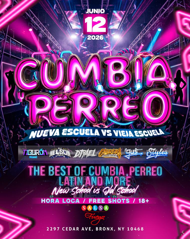 Buy tickets for Cumbia y Perreo Old School vs New School Cumbia y Perreo Old School vs New School