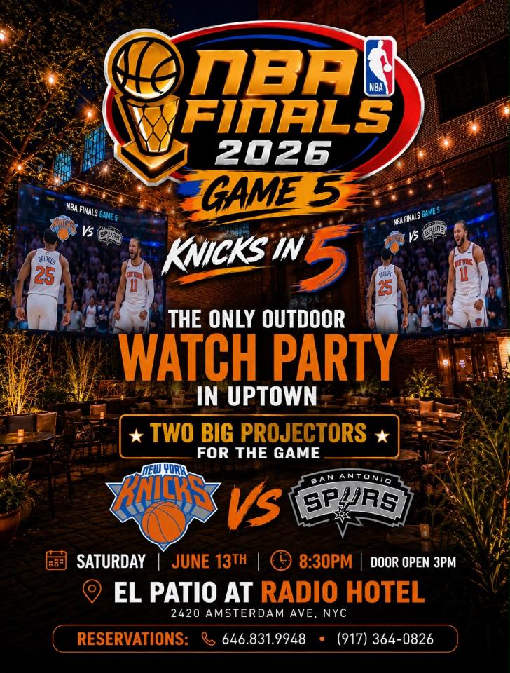 Buy tickets for BOMBITA PARTY NBA FINAL 2026 Game5 KNICKS IN 5 BOMBITA PARTY NBA FINAL 2026 Game5 KNICKS IN 5