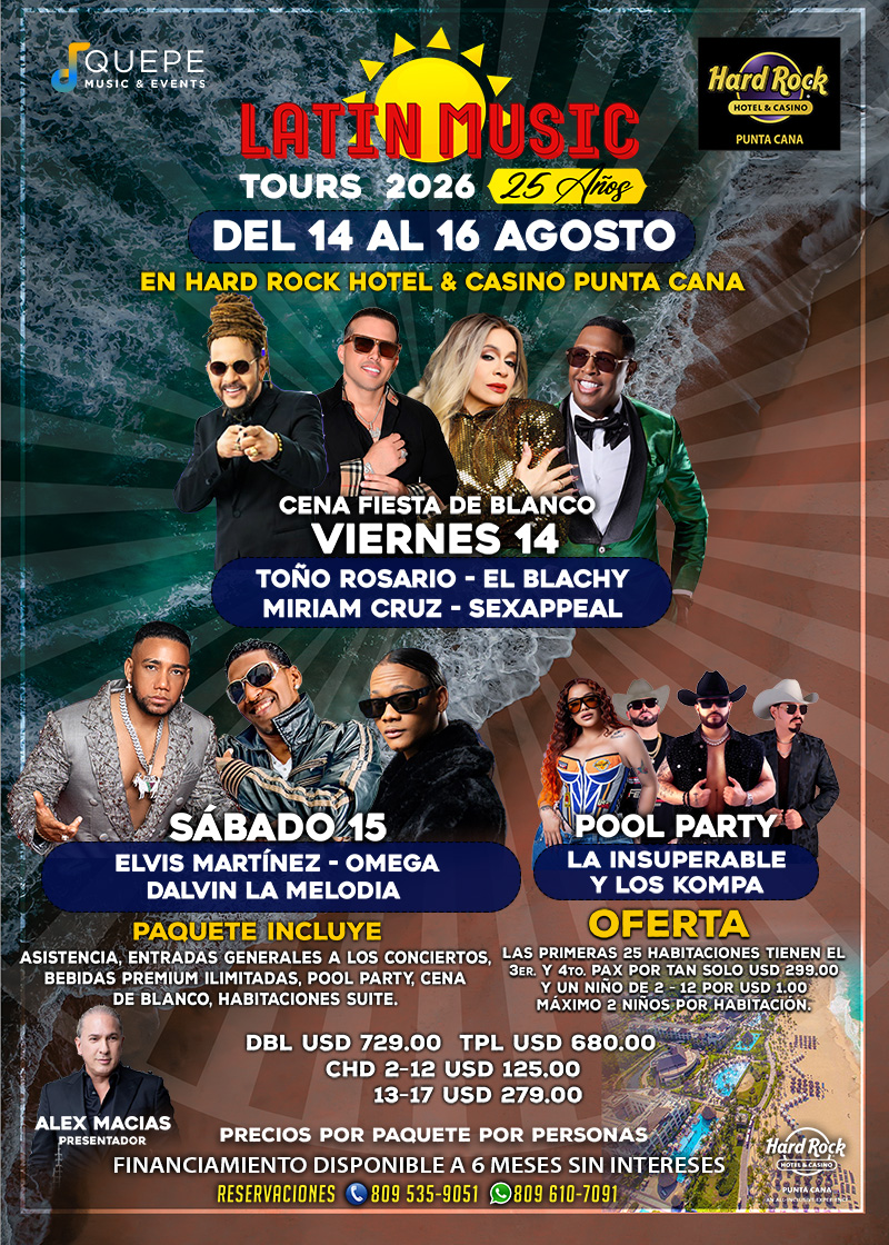 LATIN MUSIC TOURS 2026