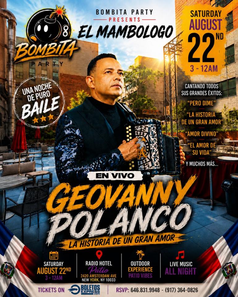 Buy tickets for Geovanny Polanco Geovanny Polanco