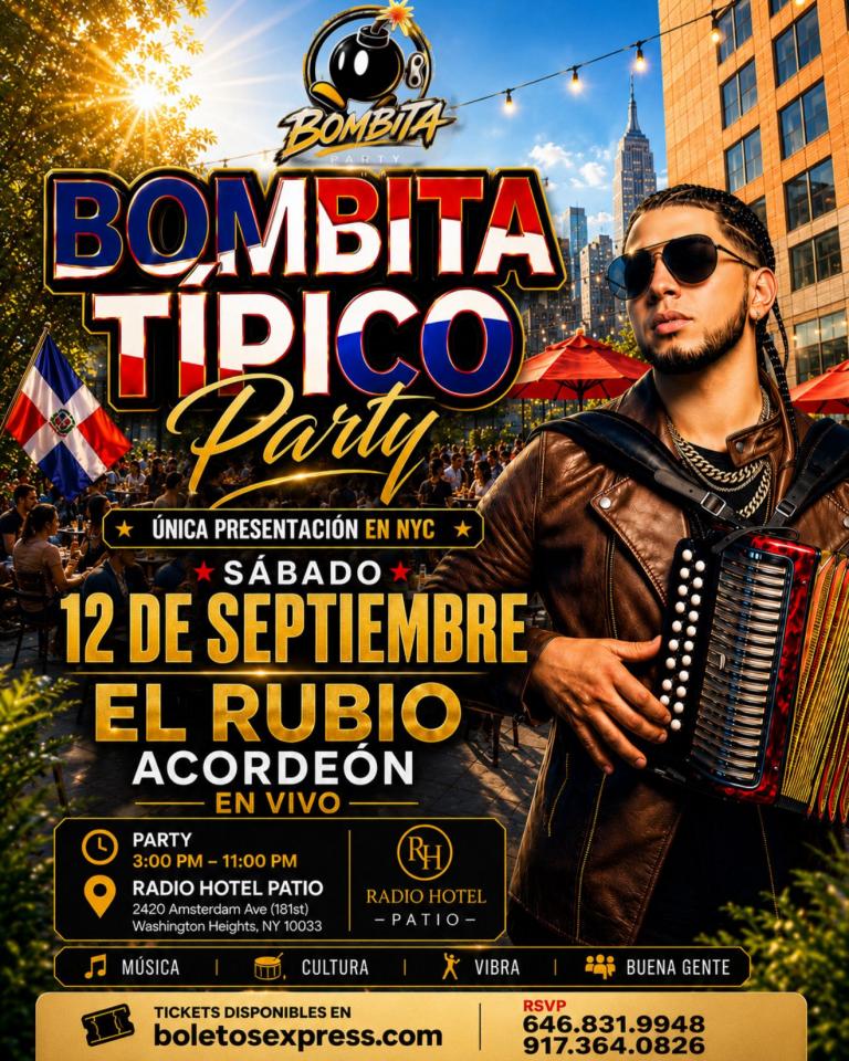Buy tickets for El Rubio Acordeon Bombita Party El Rubio Acordeon Bombita Party