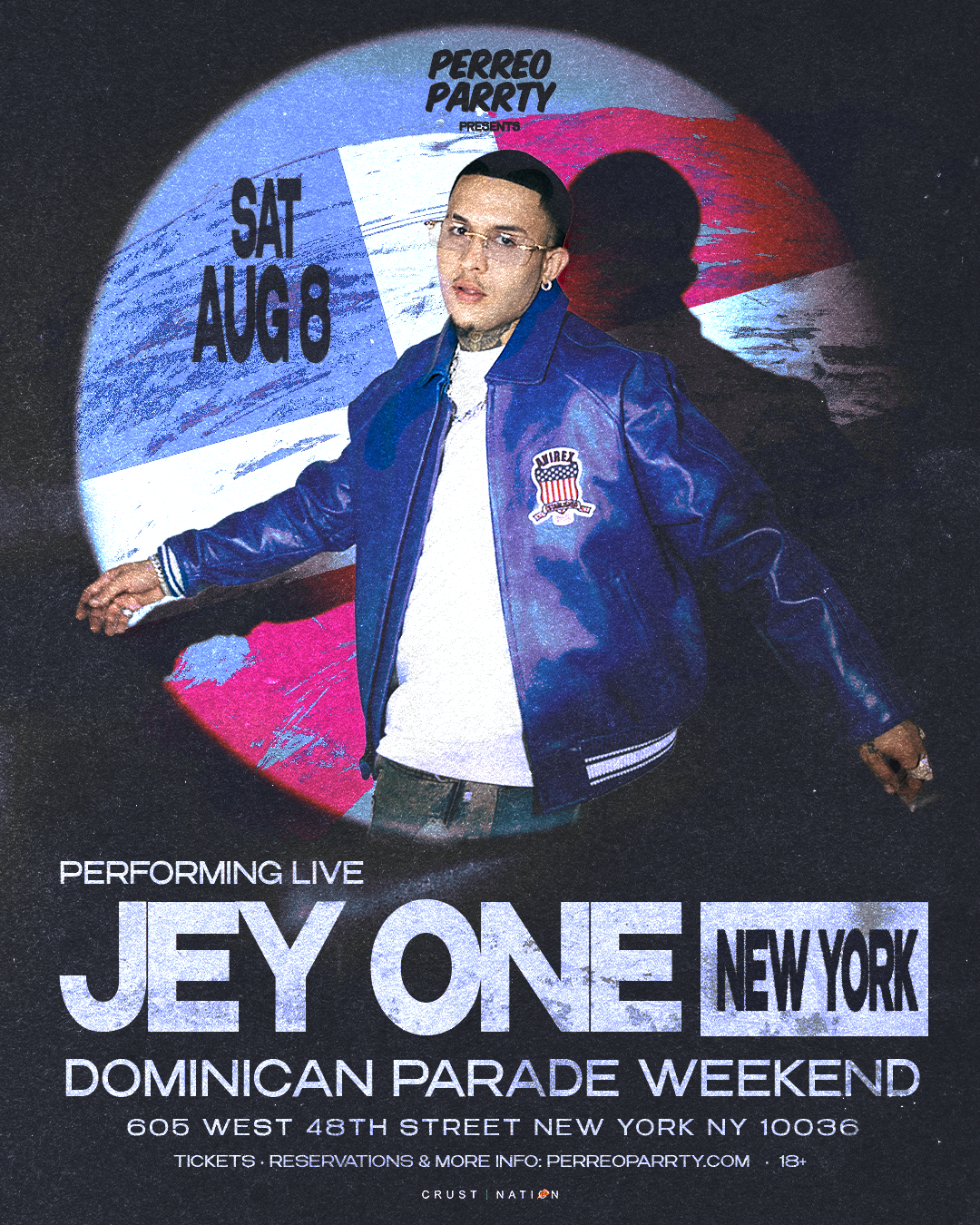 Buy tickets for PERREO PARRTY: JEY ONE (18+) Dominican Parade Weekend NYC HK Hall PERREO PARRTY: JEY ONE (18+) Dominican Parade Weekend NYC HK Hall