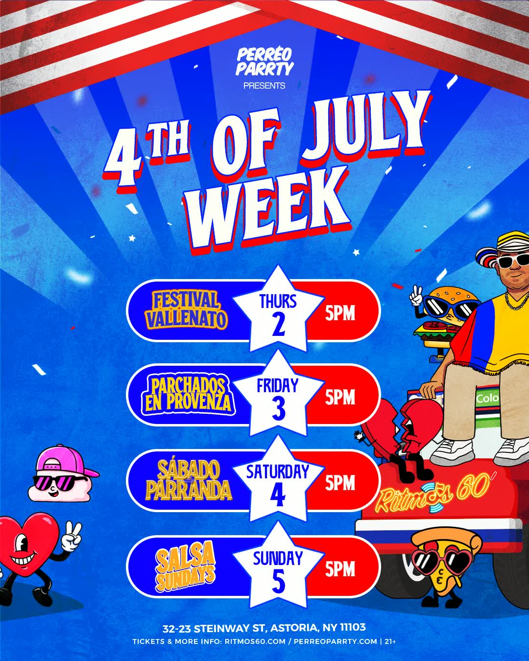 Salsa Sundays 4th of July Independence Day Party at Ritmos Bar NYC