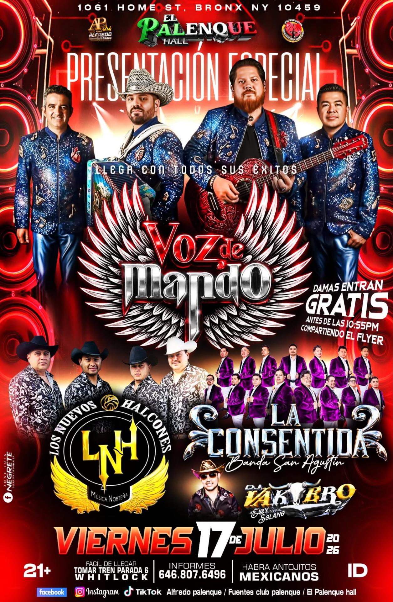 Buy tickets for VOZ DE MANDO VOZ DE MANDO