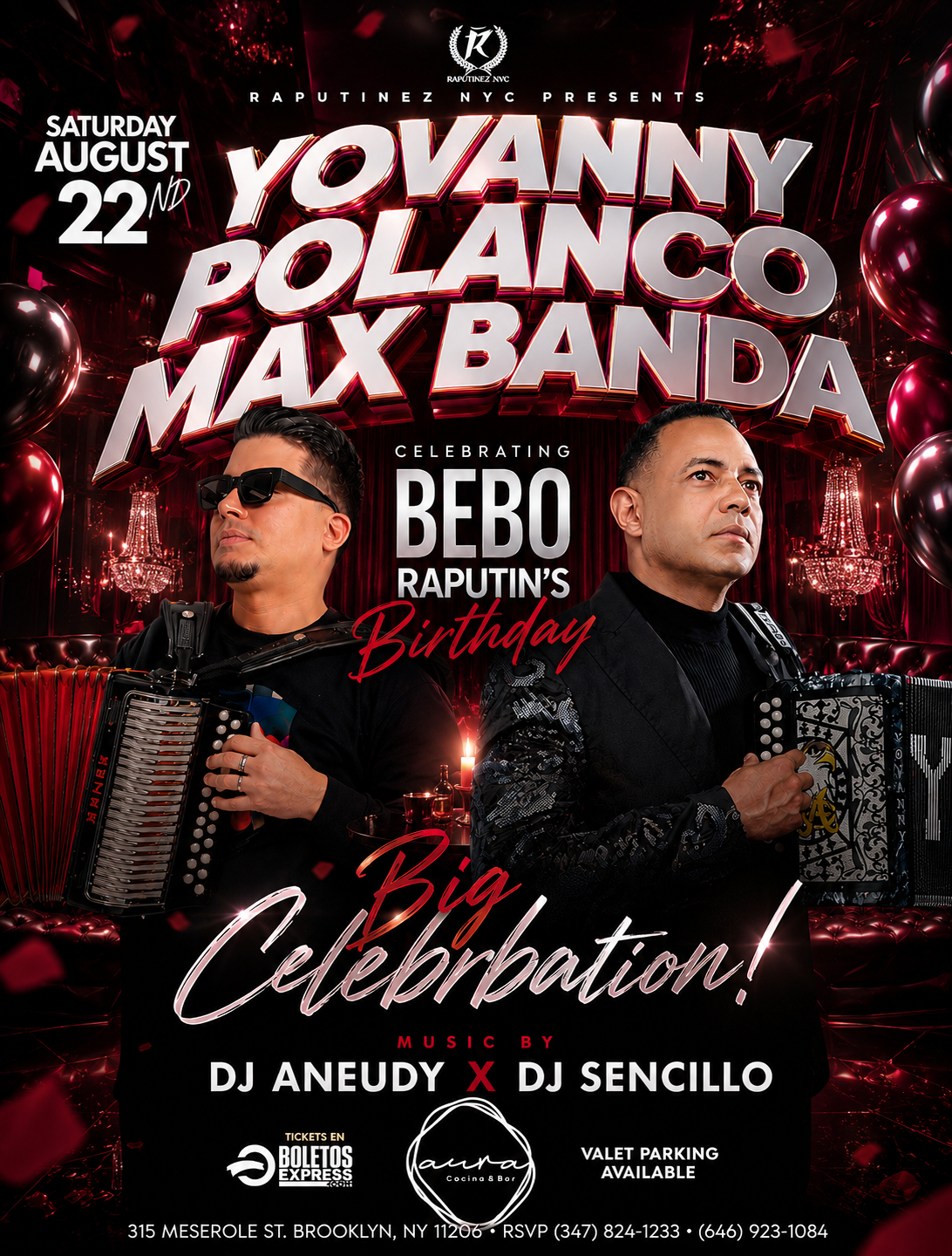 Yovanny Polanco y Max banda