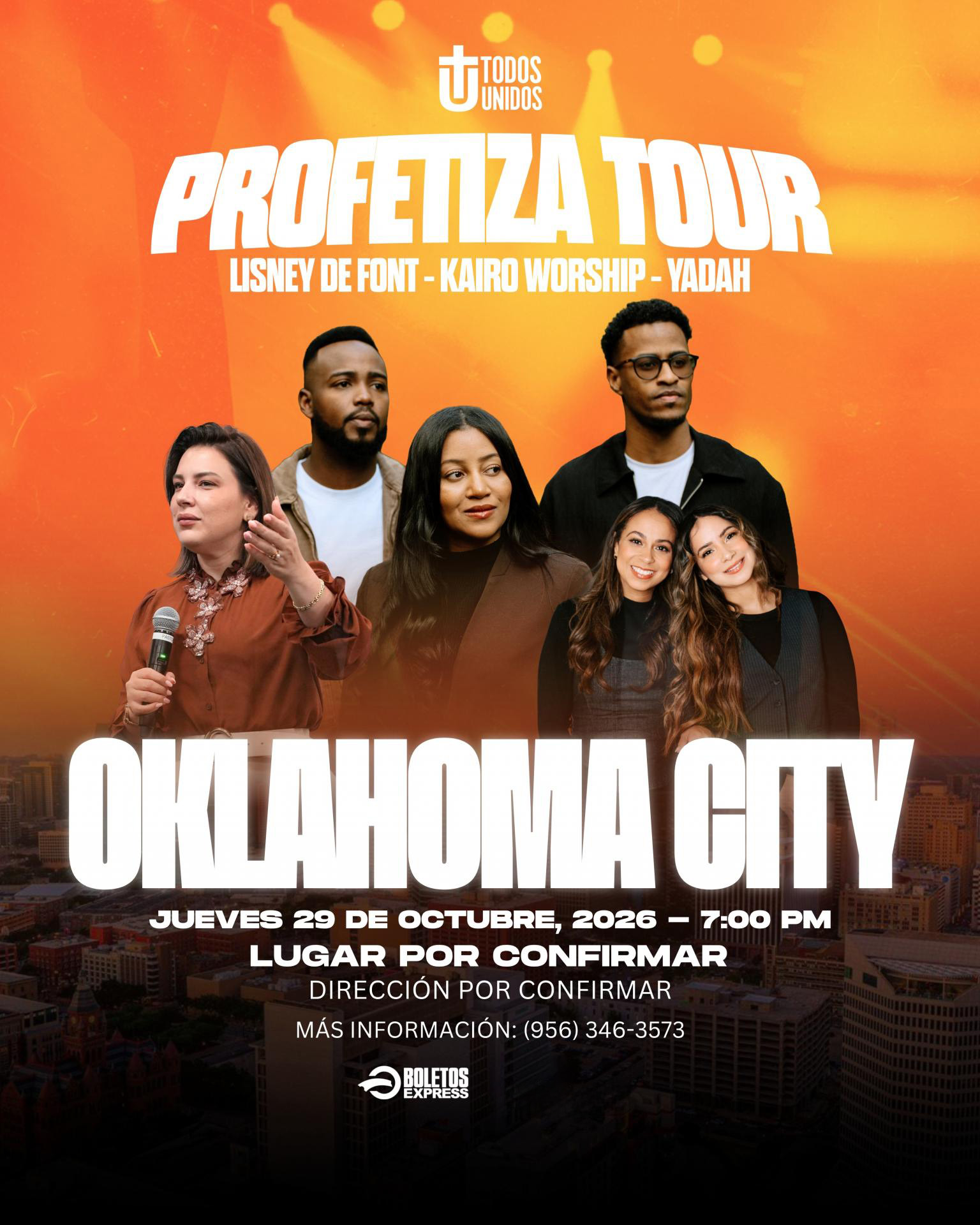 Buy tickets for Profetiza Tour - OKLAHOMA Profetiza Tour - OKLAHOMA