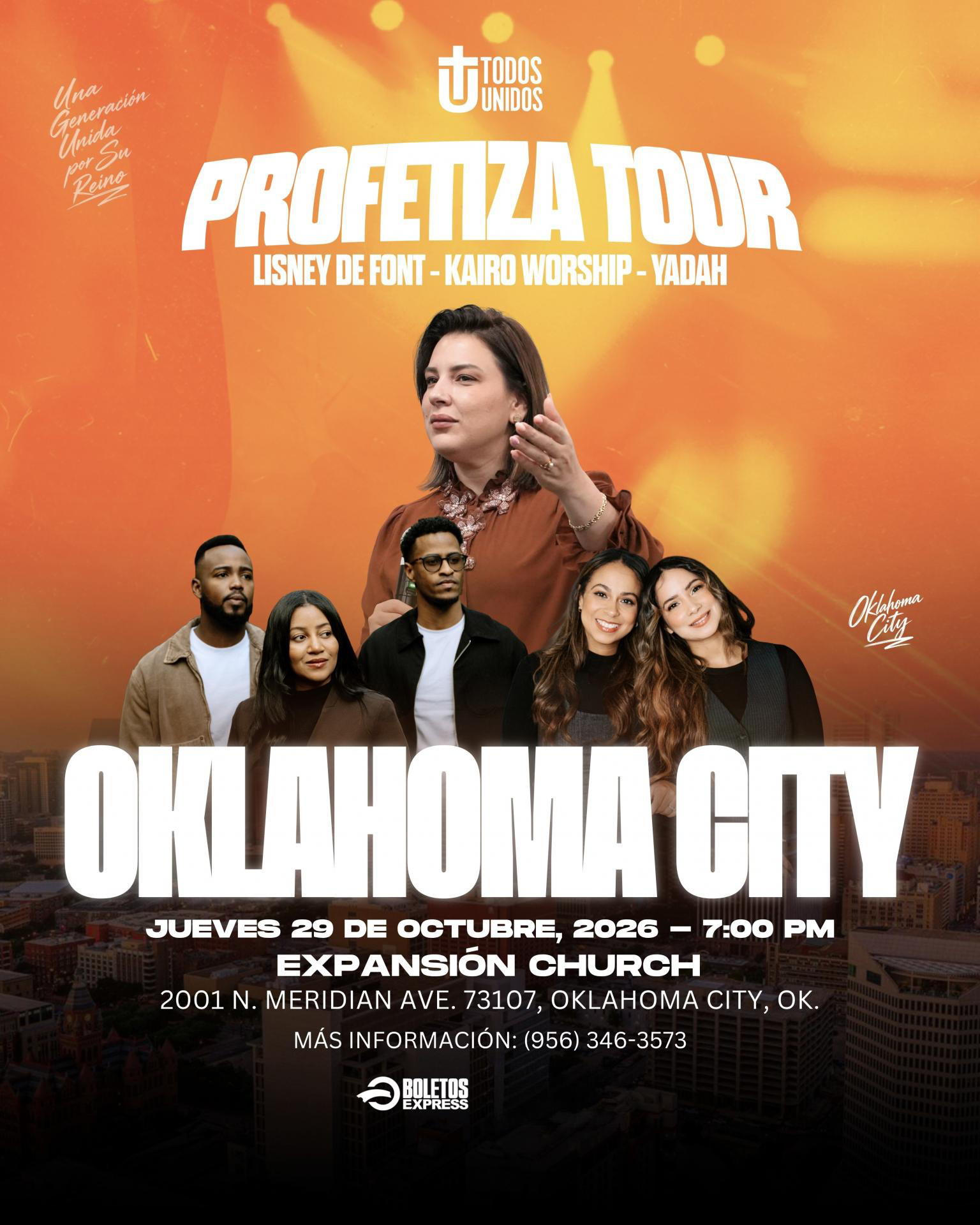 Buy tickets for Profetiza Tour - OKLAHOMA Profetiza Tour - OKLAHOMA