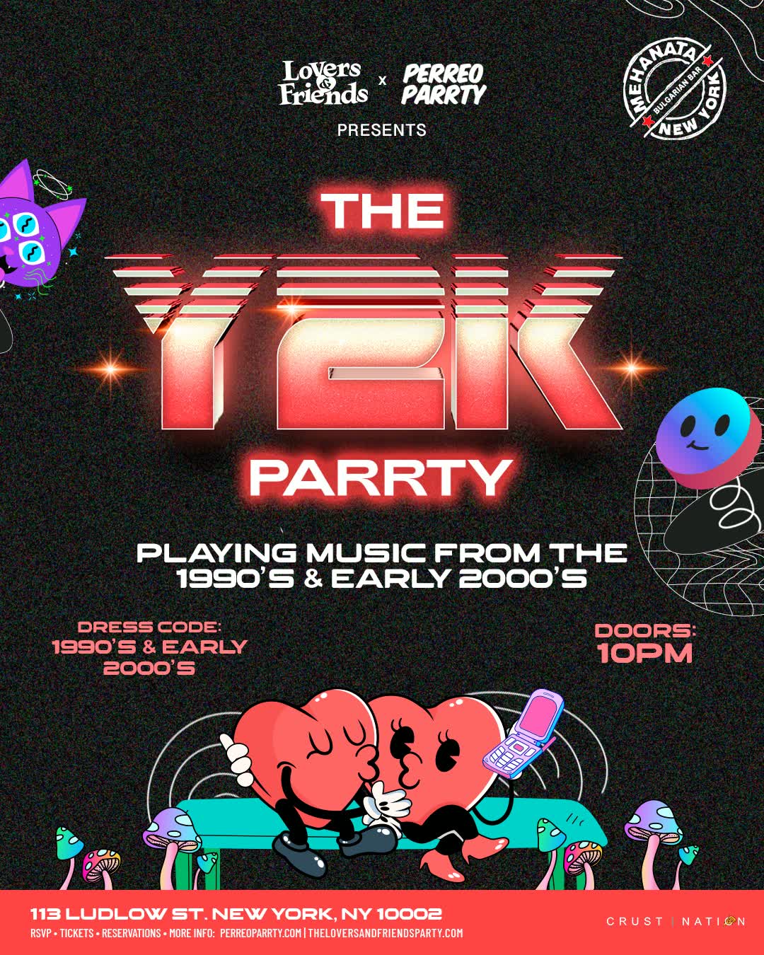 Buy tickets for THE Y2K Parrty at the Legendary Mehanata NYC | 18+ THE Y2K Parrty at the Legendary Mehanata NYC | 18+