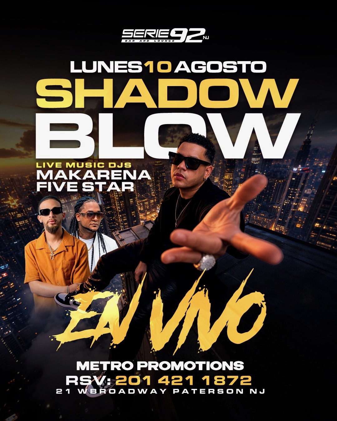 Buy tickets for SHADOW BLOW EN VIVO SHADOW BLOW EN VIVO