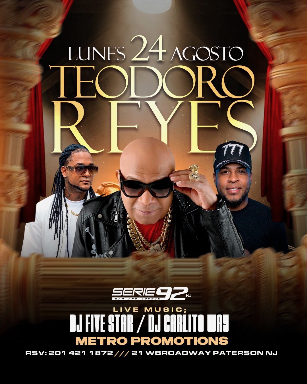 Buy tickets for TEODORO REYES EN VIVO TEODORO REYES EN VIVO