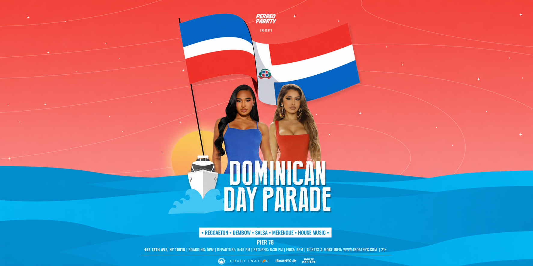 Dominican Day Parade Boat Party Yacht Cruise