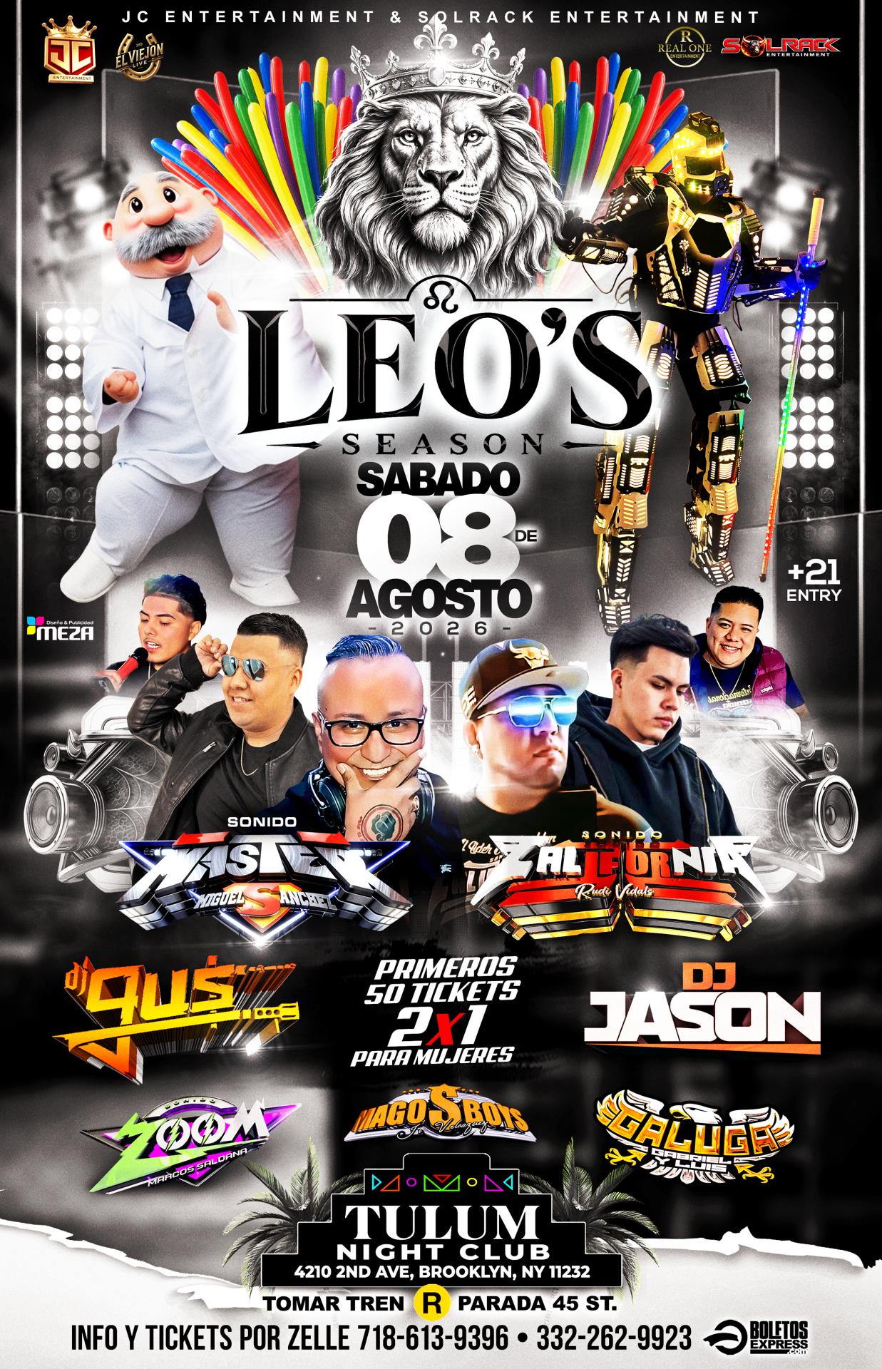 SABADO DE PEDA LEO'S SEASON