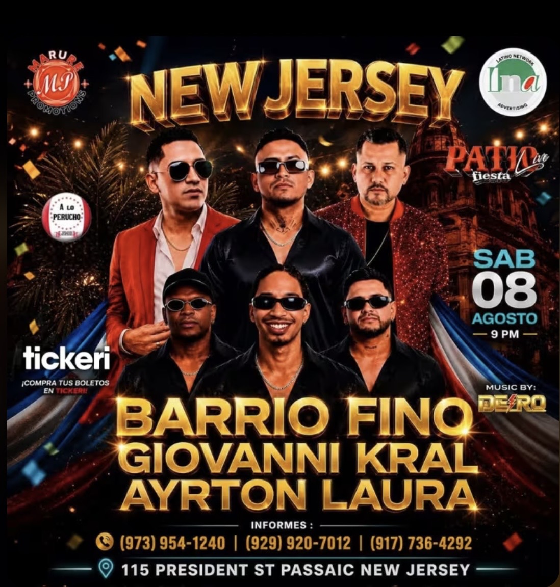 Buy tickets for Barrio Fino & Giovanni Kral & Ayrton Laura Barrio Fino & Giovanni Kral & Ayrton Laura