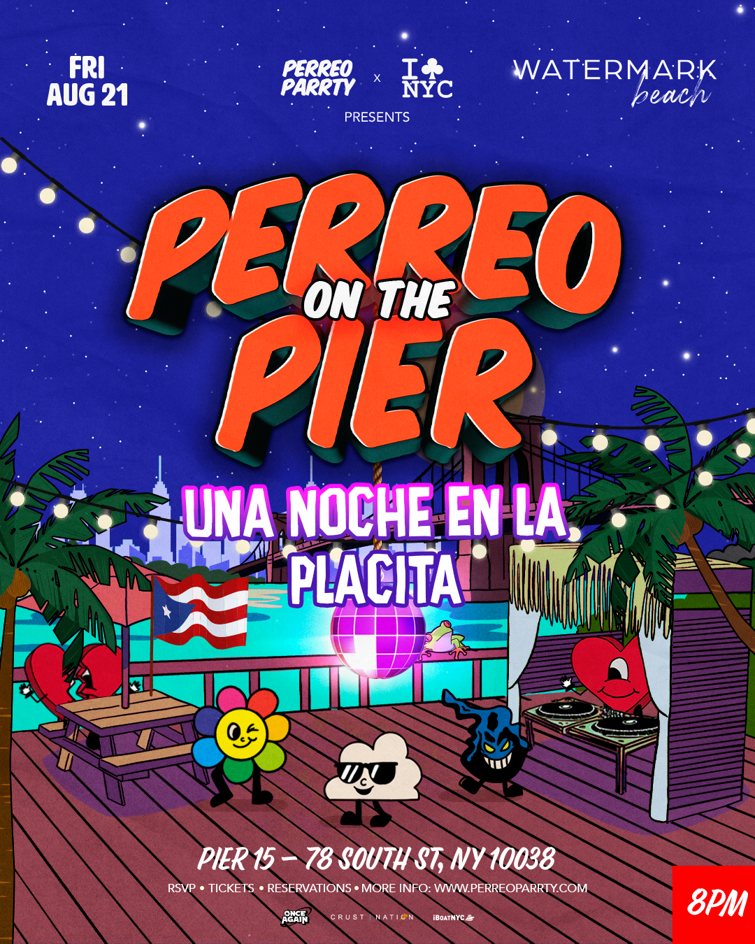 #1 PUERTO RICAN NIGHT | UNA NOCHE EN LA PLACITA - PERREO PIER @ WATERMARK