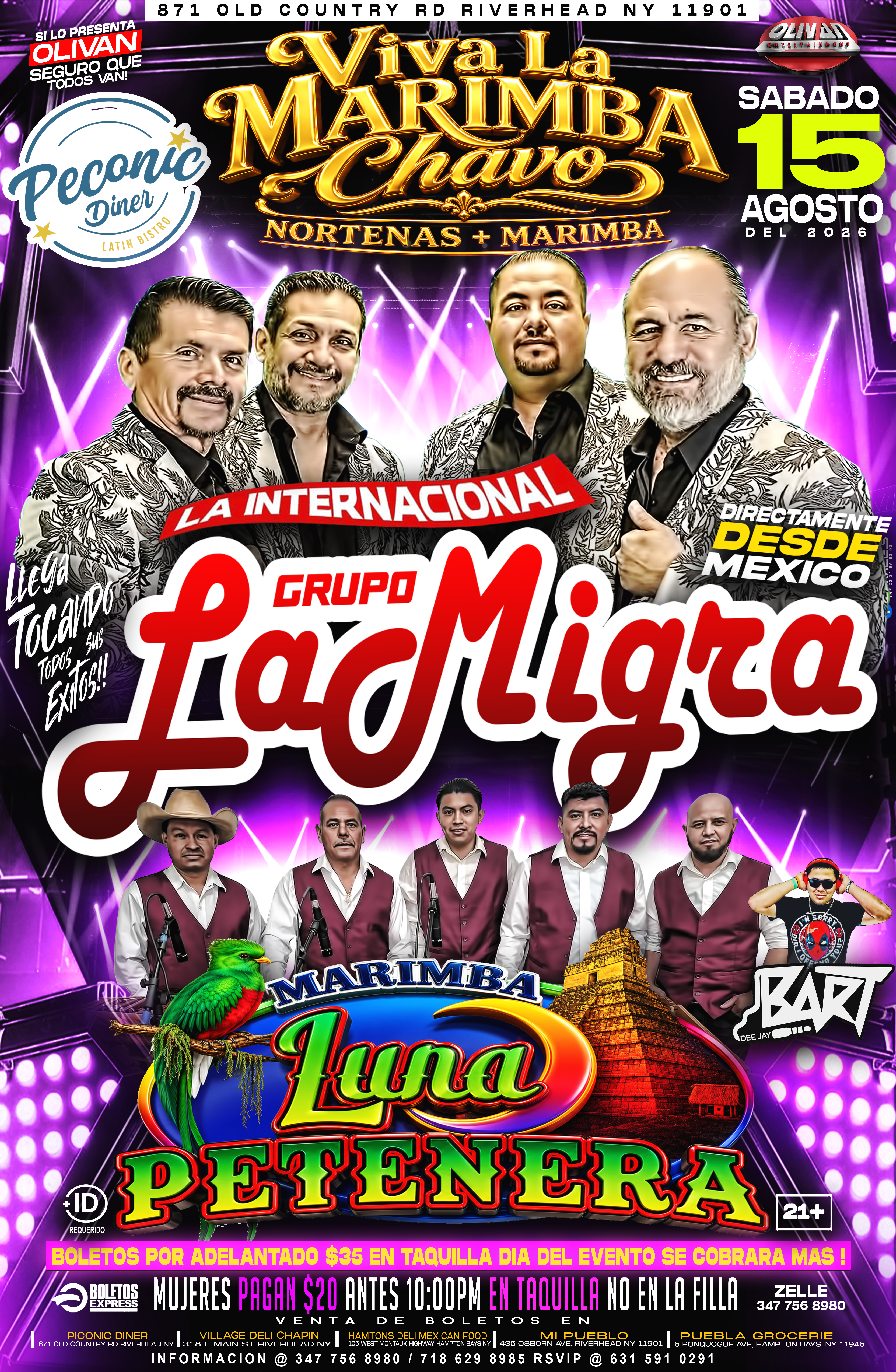 Buy tickets for La International Grupo La Migra, Marimba Luna Petenera La International Grupo La Migra, Marimba Luna Petenera