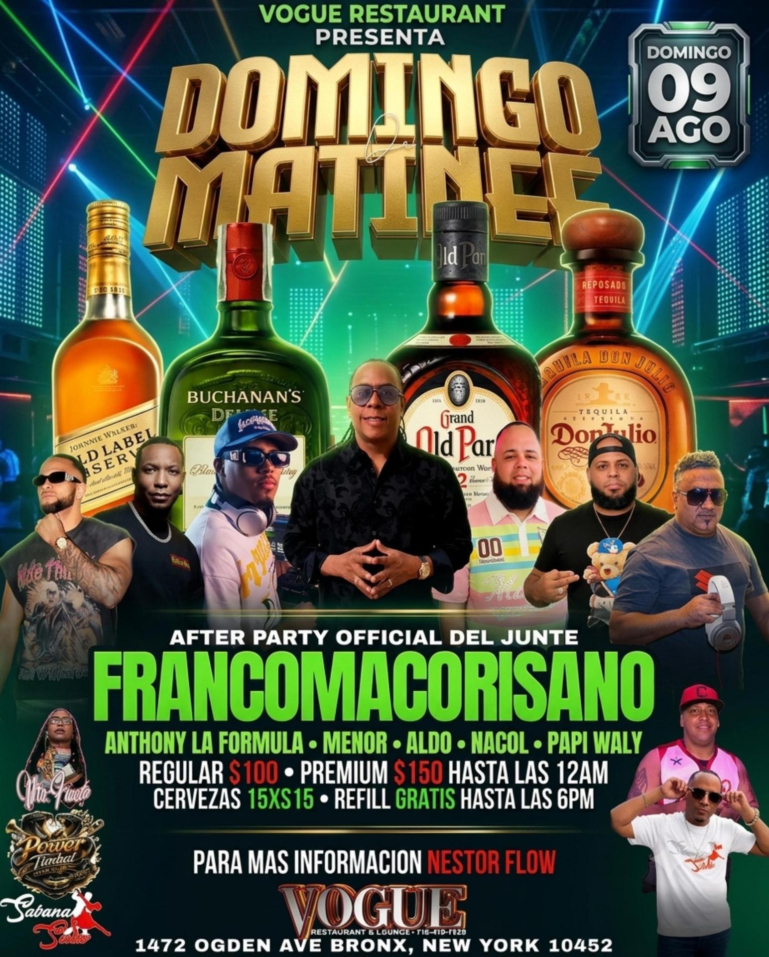 AFTER PARTY | JUNTE FRANCOMACORISANO