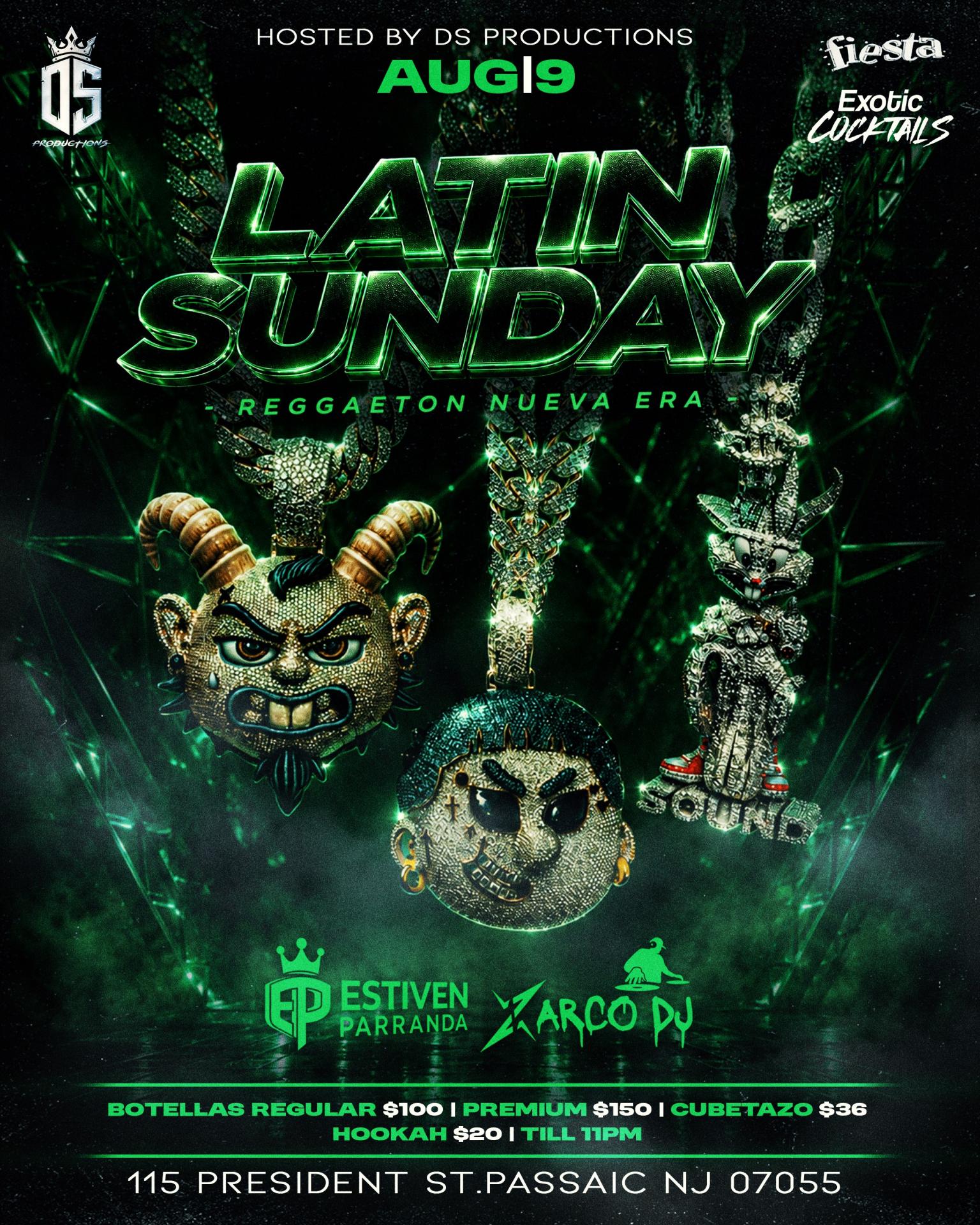 Buy tickets for LATIN SUNDAY - REGGAETON NUEVA ERA LATIN SUNDAY - REGGAETON NUEVA ERA