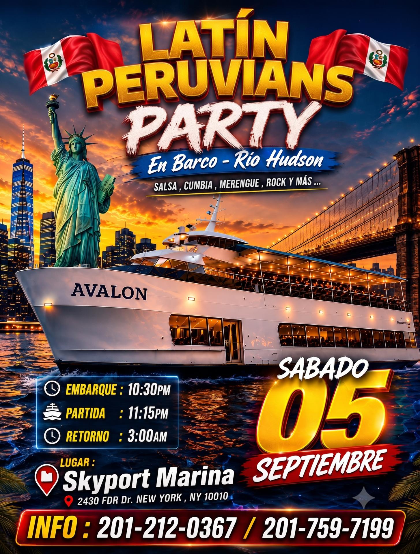 Buy tickets for Latín Peruvians Party Latín Peruvians Party
