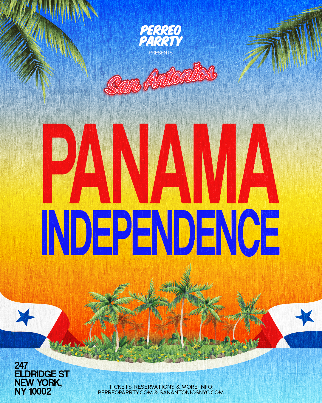 Panama Independence Weekend Party @ San Antonios Latin Bar NYC