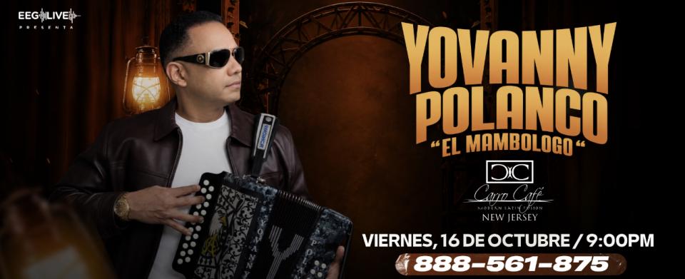 Yovanny Polanco en concierto -Compra Tu Boleto