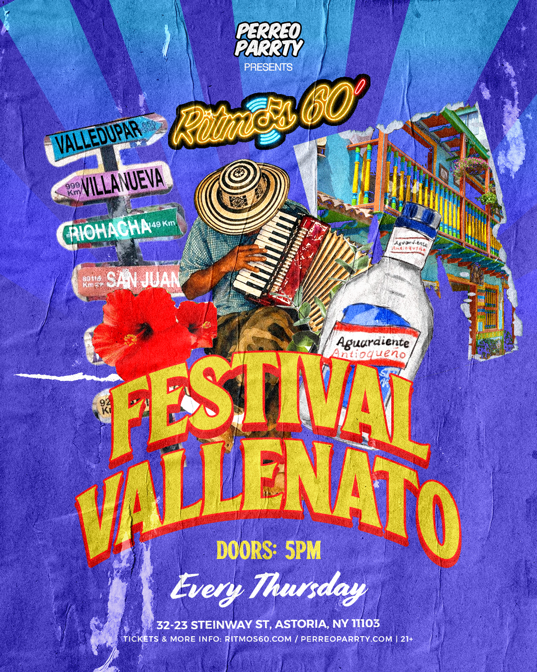 Buy tickets for Ritmos: Festival de Vallento Colombian Latin Party NYC Ritmos: Festival de Vallento Colombian Latin Party NYC