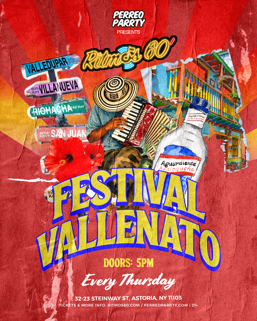 Buy tickets for Ritmos: Festival de Vallento Colombian Latin Party NYC Ritmos: Festival de Vallento Colombian Latin Party NYC