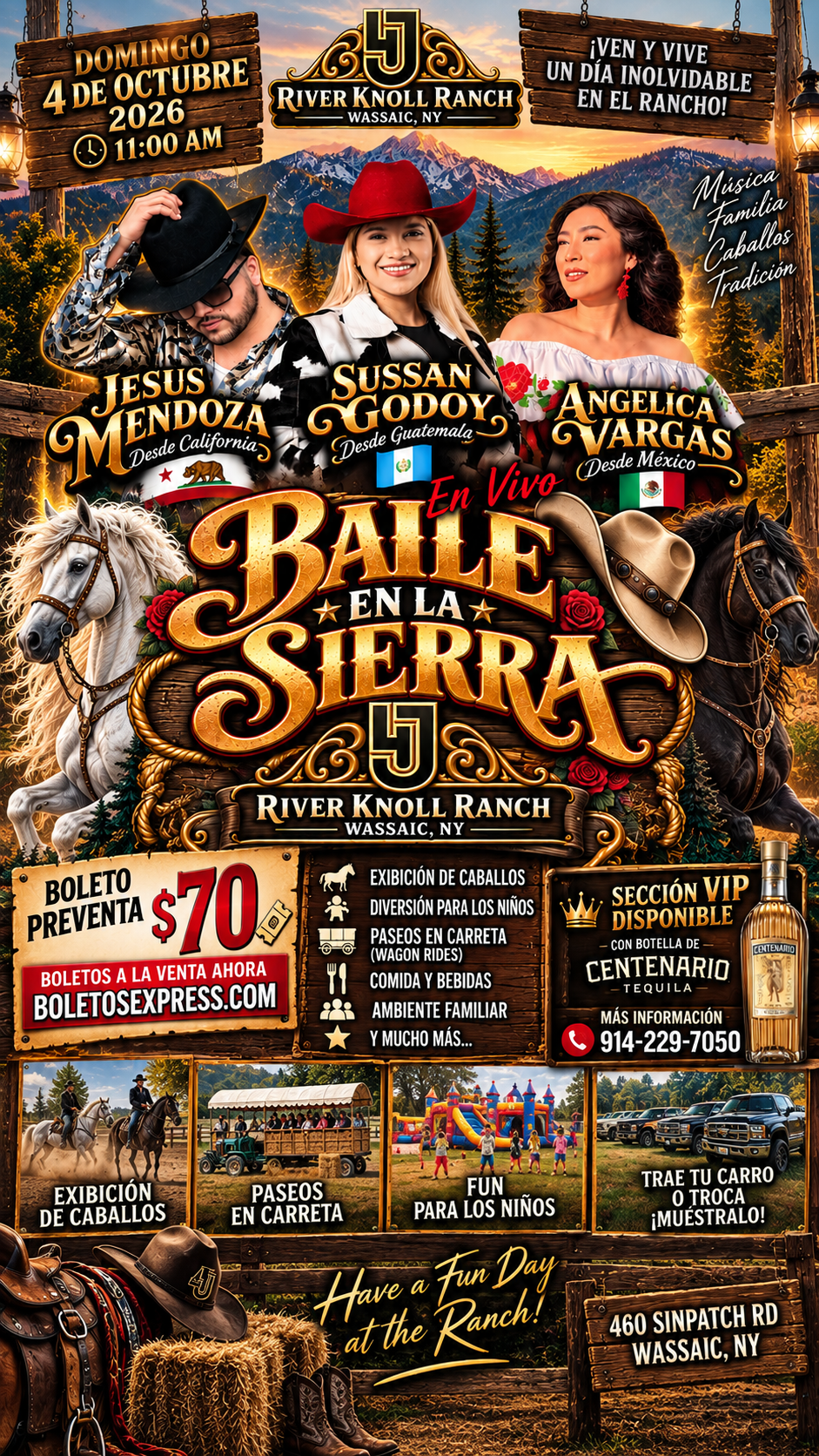 Baile en La Sierra ! Jesus Mendoza + Angelica Vargas