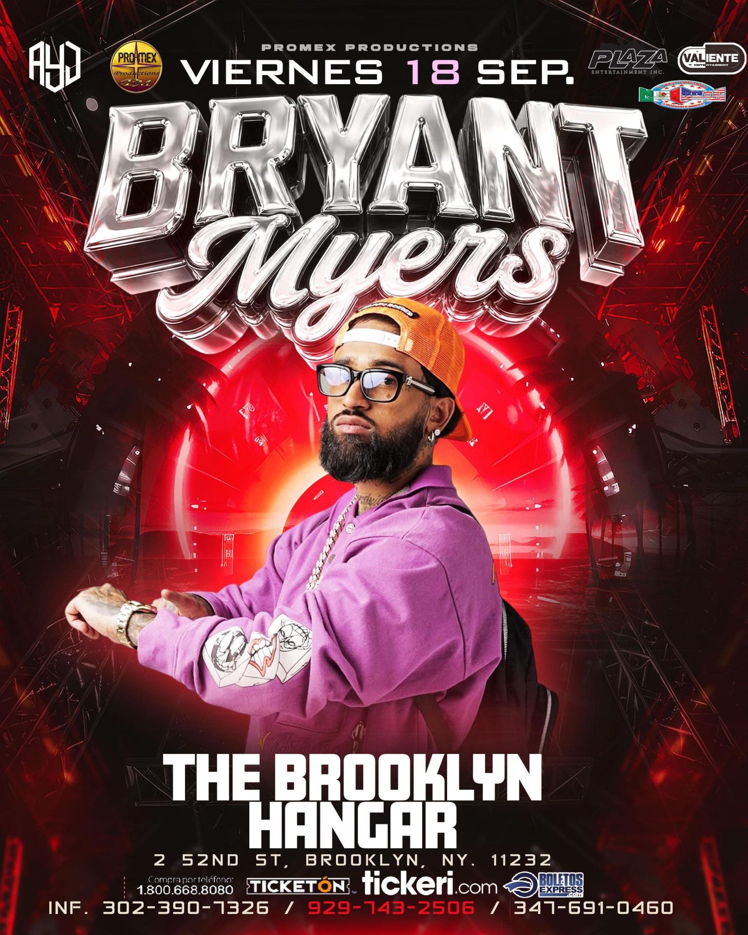Buy tickets for BRYANT MYERS BRYANT MYERS