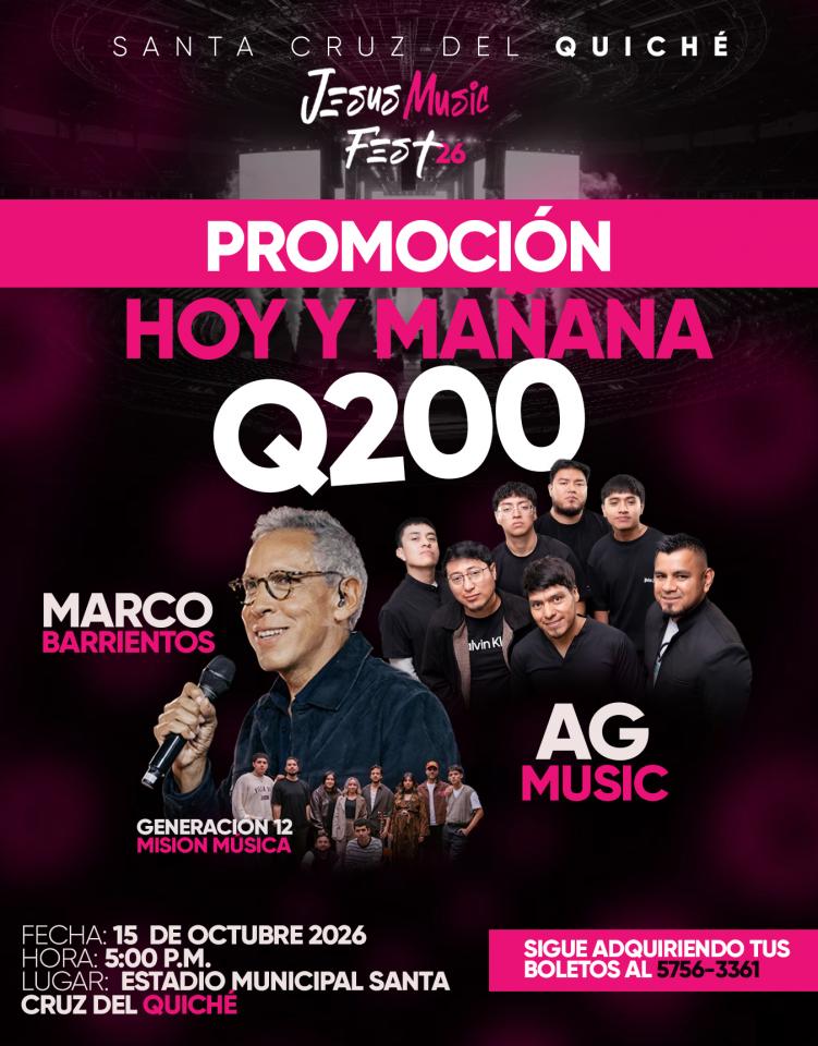 Buy tickets for Jesús Music fest 2026 Jesús Music fest 2026