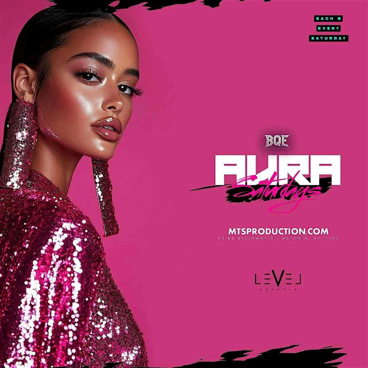 Buy tickets for AURA Saturdays at Level Astoria | Hip Hop & Afrobeats Party – September 12, 2026 AURA Saturdays at Level Astoria | Hip Hop & Afrobeats Party – September 12, 2026