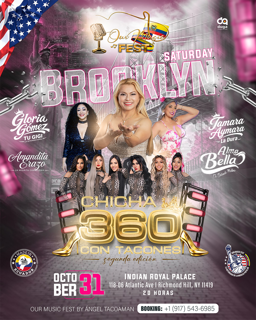 Buy tickets for GLORIA GOMEZ | TAMARA AYMARA | AMANDITA ERAZO | ALMA BELLA GLORIA GOMEZ | TAMARA AYMARA | AMANDITA ERAZO | ALMA BELLA