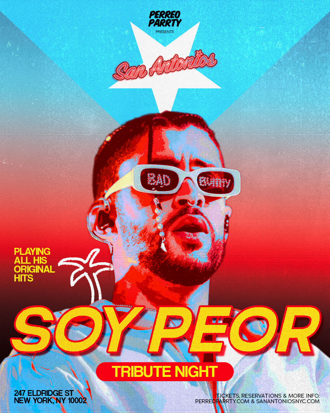 SOY PEOR Reggaeton Party @ San Antonios Cocktail Bar