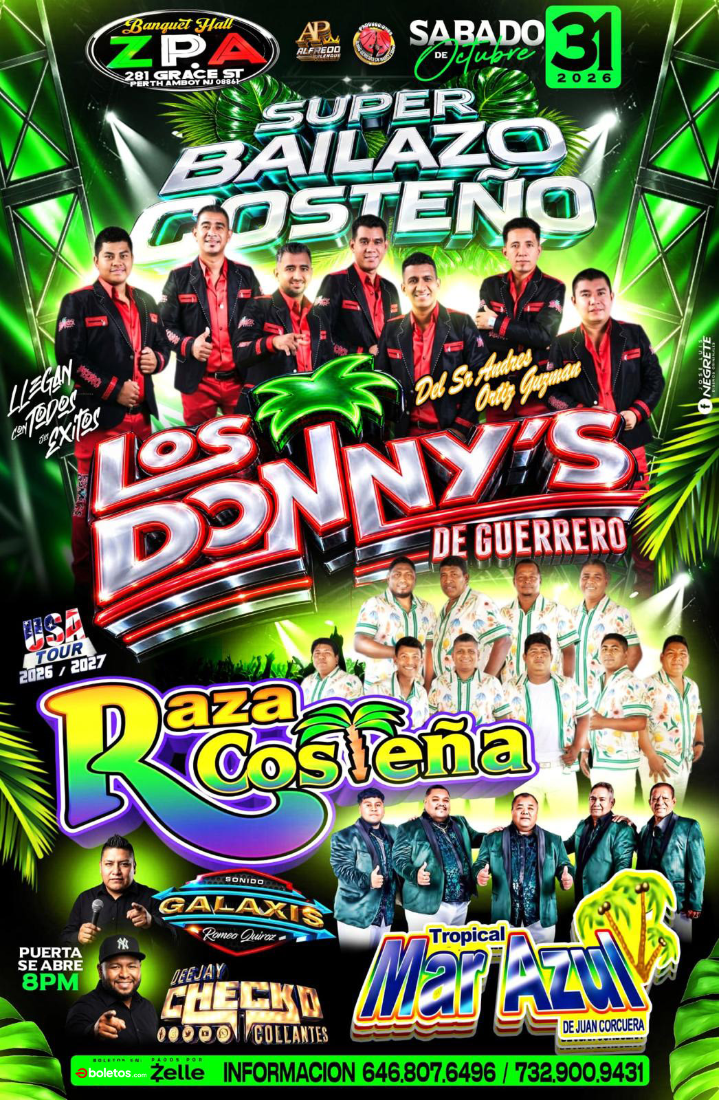 LOS DONNY'S DE GUERRERO | RAZA COSTEÑA | CONJUNTO MAR AZUL