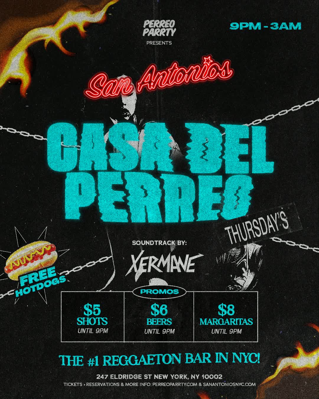 Buy tickets for #1 Reggaeton Bar New York City - Thursdays San Antonios Casa del Perreo #1 Reggaeton Bar New York City - Thursdays San Antonios Casa del Perreo
