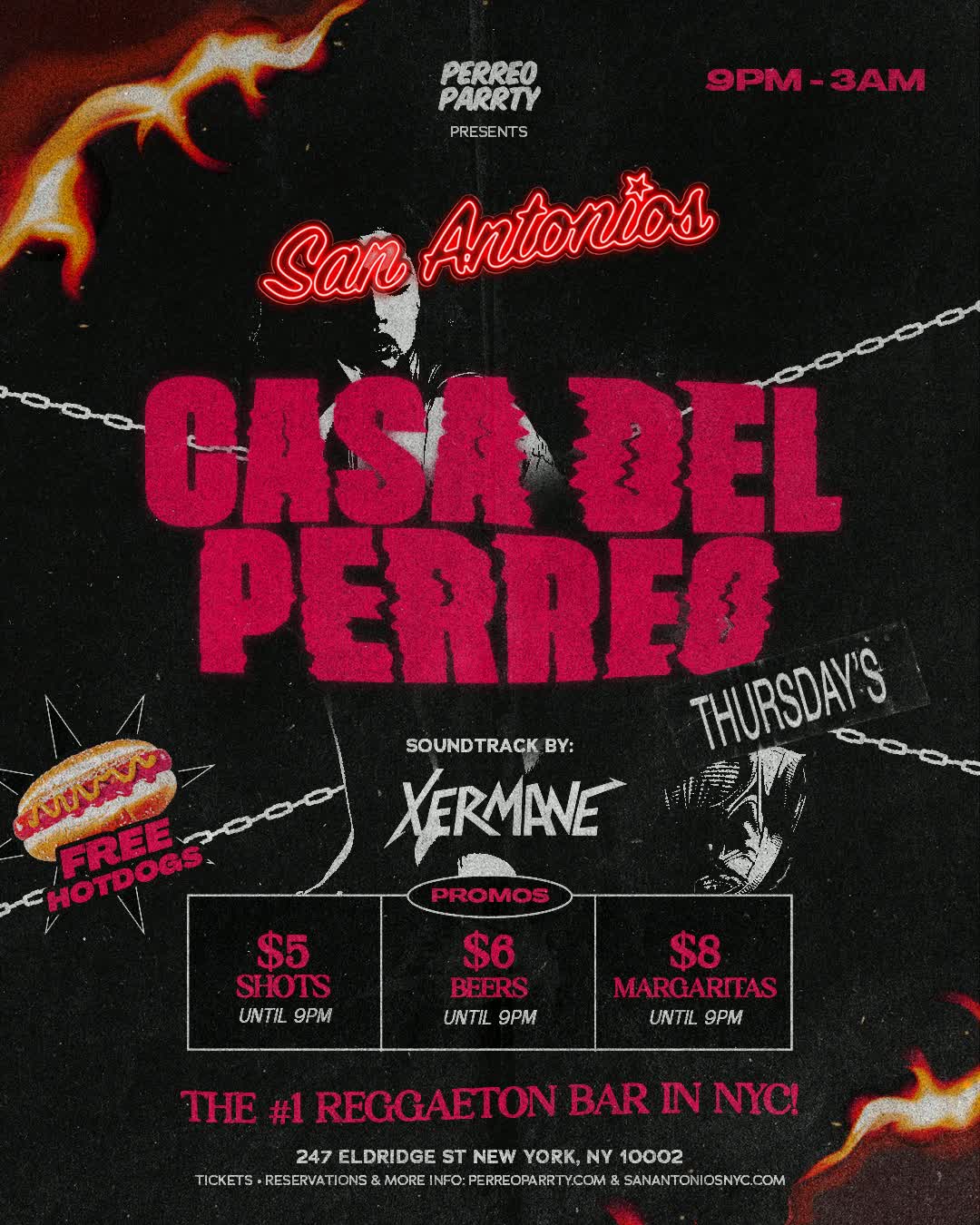 Buy tickets for #1 Reggaeton Bar New York City - Thursdays San Antonios Casa del Perreo #1 Reggaeton Bar New York City - Thursdays San Antonios Casa del Perreo