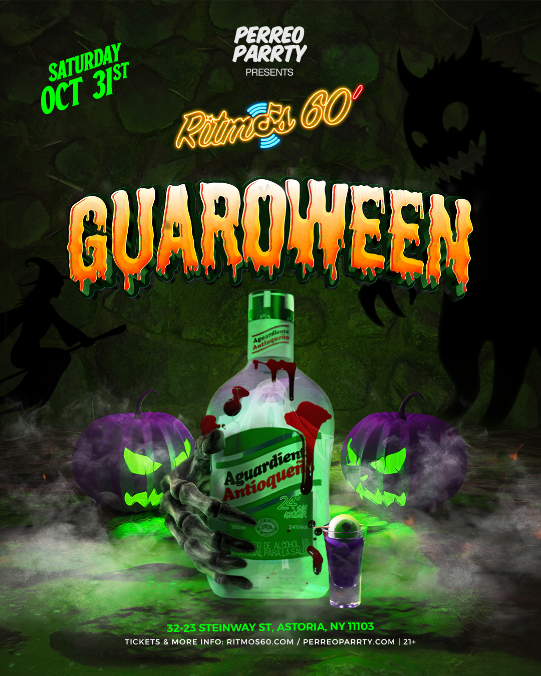 Buy tickets for Guaroween at the #1 Salsa Party Ritmos Colombian Bar Guaroween at the #1 Salsa Party Ritmos Colombian Bar