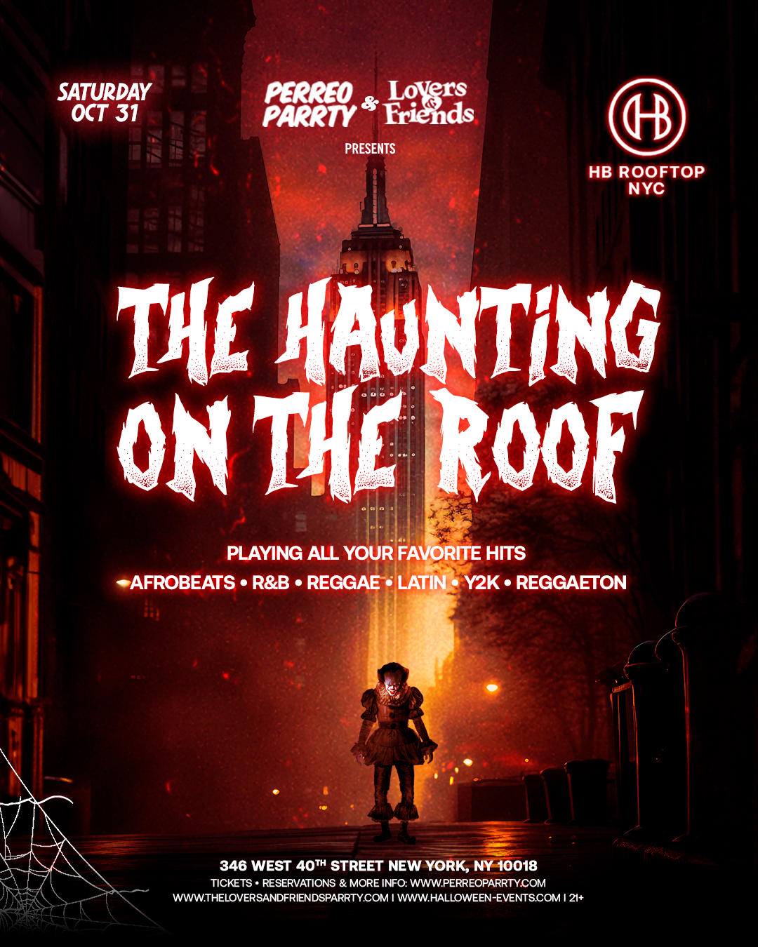 The Haunting on the Roof - Halloween Rooftop #1 Skyline Views NYC