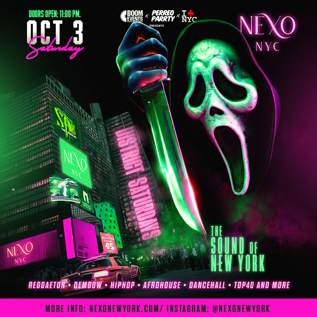 District Saturdays: Reggaeton & Dancing at Nexo Midtown Nightclub Halloween