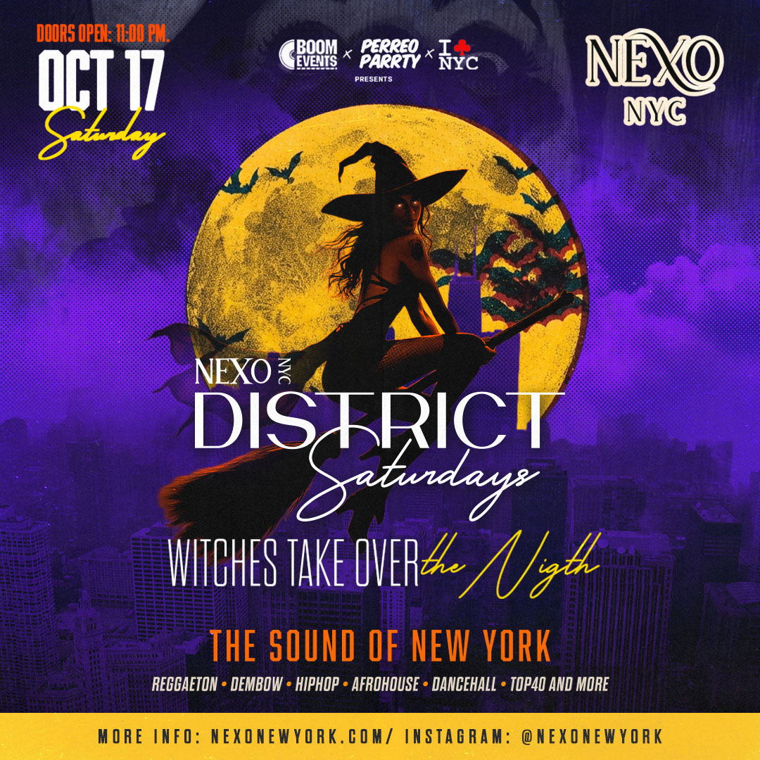 Witches Take over District Saturdays at Nexo Midtown Nightclub Halloween