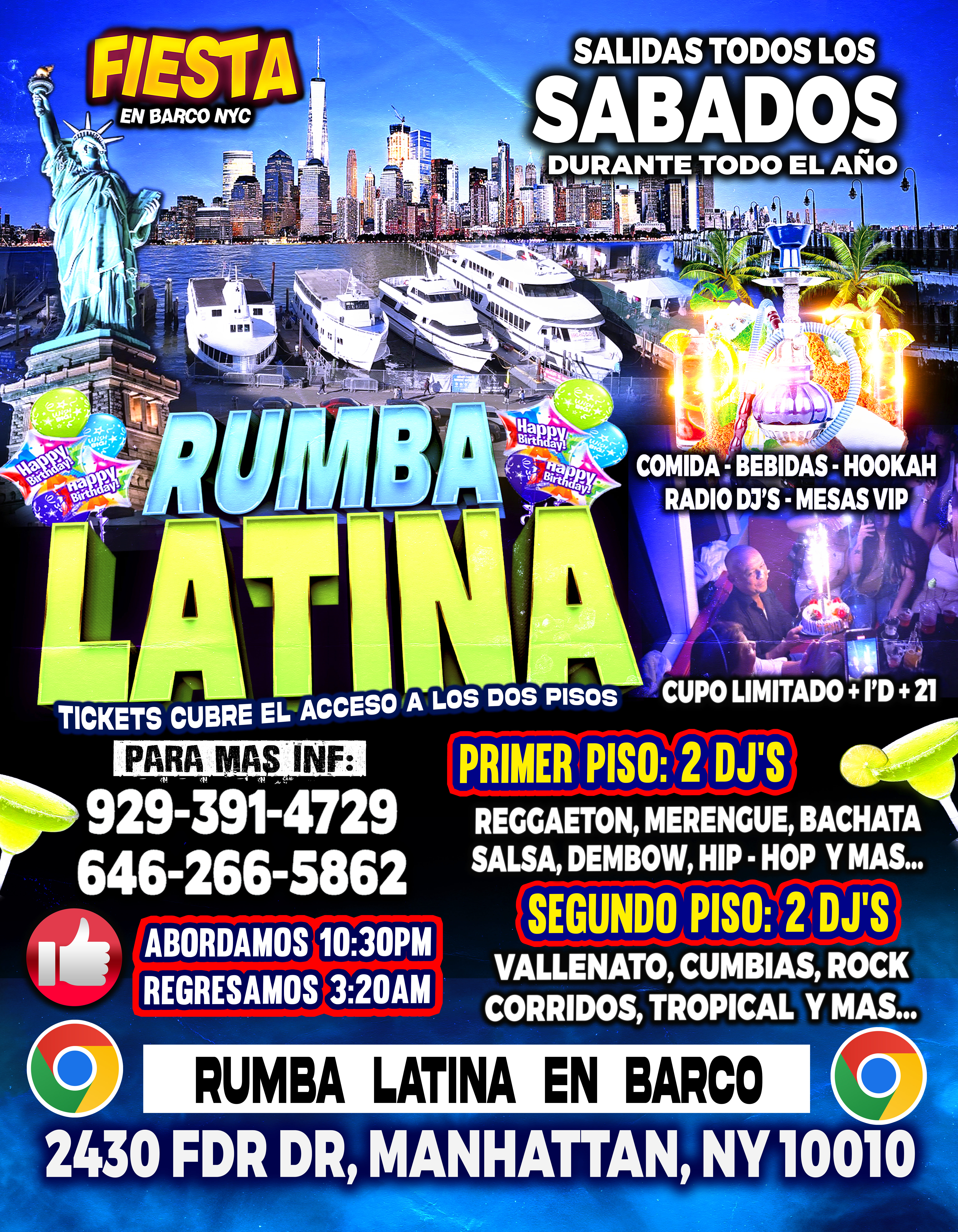 Fiesta En Barco + dj's