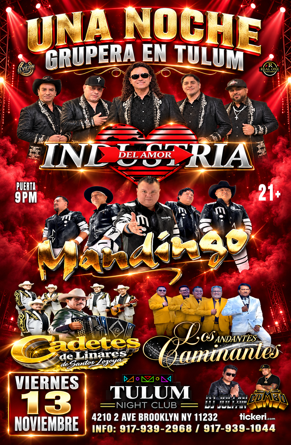 Buy tickets for UNA NOCHE GRUPERA EN TULUM UNA NOCHE GRUPERA EN TULUM