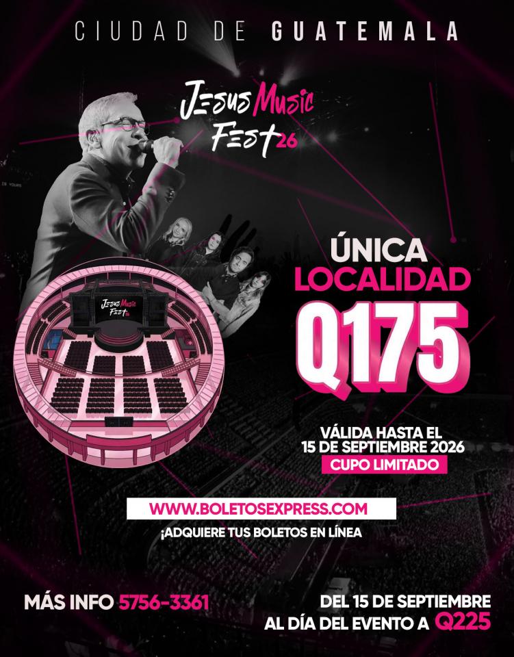 Jesús Music fest Capital Guatemala