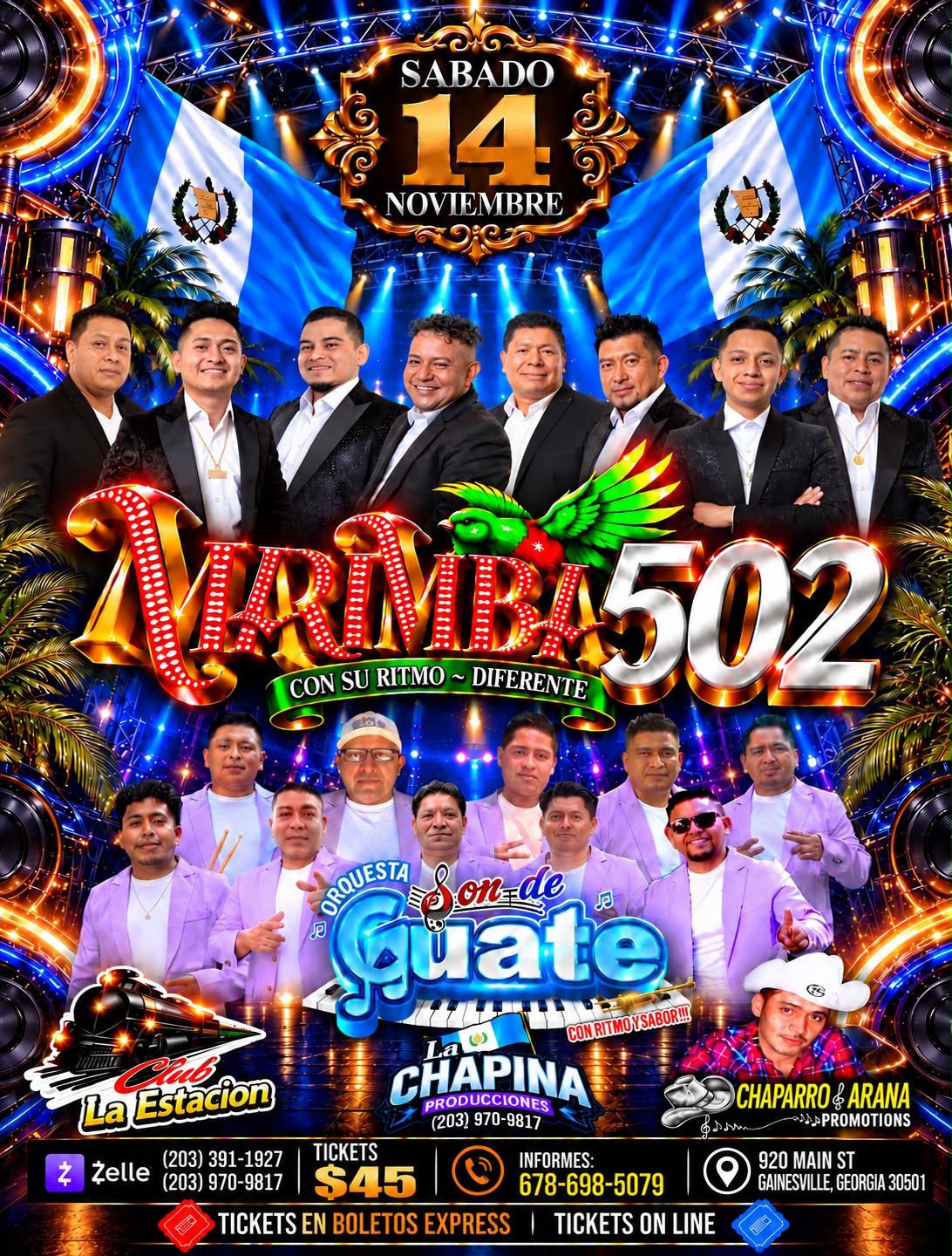 Buy tickets for MARIMBA 502 - ORQUESTA SON DE CUATE MARIMBA 502 - ORQUESTA SON DE CUATE
